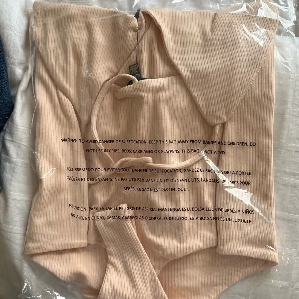 AFRM Hara T-Back Ribbed Bodysuit    - Picture 8 of 9